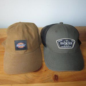 2 Dickies Canvas Hats Trucker Caps OSFM NEW